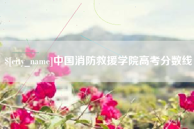 克孜勒苏中国消防救援学院高考分数线