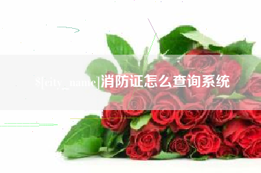 克孜勒苏消防证怎么查询系统