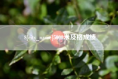 克孜勒苏5000米及格成绩