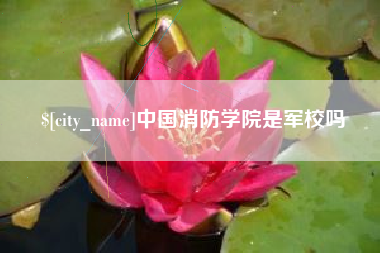 克孜勒苏中国消防学院是军校吗
