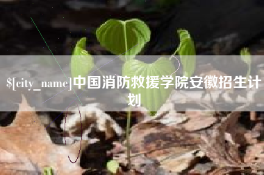 克孜勒苏中国消防救援学院安徽招生计划