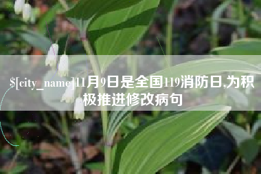 克孜勒苏11月9日是全国119消防日,为积极推进修改病句