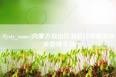 克孜勒苏内蒙古自治区消防技术服务执业管理平台