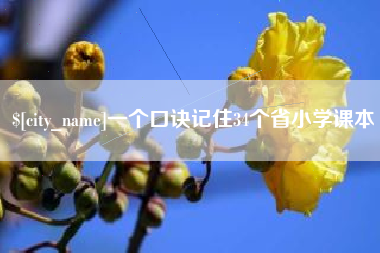 克孜勒苏一个口诀记住34个省小学课本