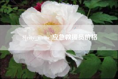 克孜勒苏应急救援员价格