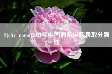 克孜勒苏2021年中国消防学院录取分数线