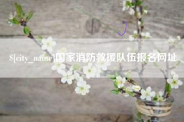 克孜勒苏国家消防救援队伍报名网址