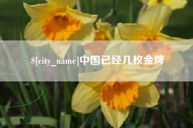 克孜勒苏中国已经几枚金牌