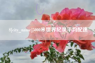 克孜勒苏5000米世界纪录平均配速