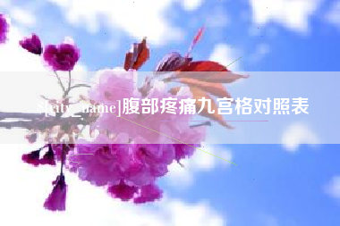 克孜勒苏腹部疼痛九宫格对照表
