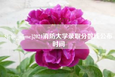 克孜勒苏2024消防大学录取分数线公布时间