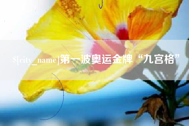 克孜勒苏第一波奥运金牌“九宫格”