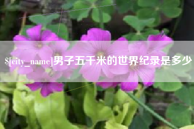 克孜勒苏男子五千米的世界纪录是多少