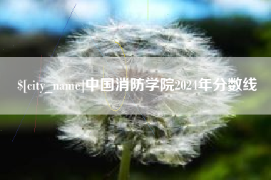 克孜勒苏中国消防学院2024年分数线