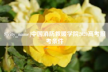 克孜勒苏中国消防救援学院2020高考报考条件